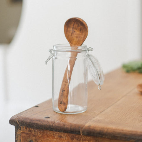 4-Piece Natural Teak Wood Kitchen Utensils Set