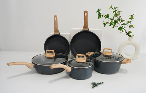 8-Piece PFAS-Free Safe Non-Stick Cookware Set