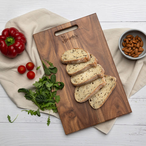 3-Piece Natural Acacia Wood Chopping Board Set
