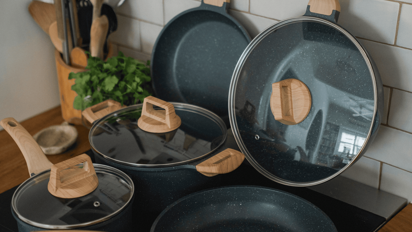 8-Piece PFAS-Free Safe Non-Stick Cookware Set