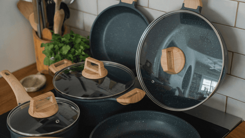8-Piece PFAS-Free Safe Non-Stick Cookware Set